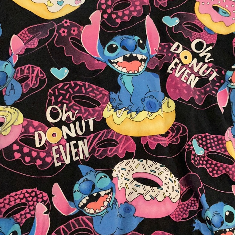 Stitch Donut Scrub Top